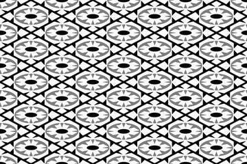 Fototapeta premium seamless abstract geometric monochrome pattern-19k1a