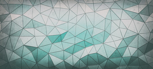 Abstract Voronoi diagram background, 3d render 