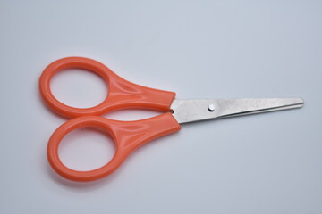 orange Scissors for cutting hair