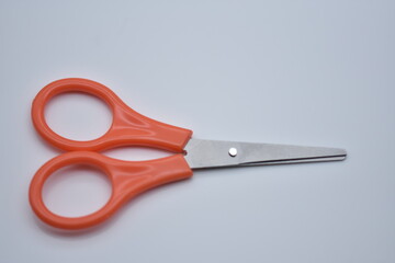 orange Scissors for cutting hair
