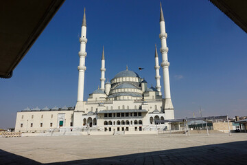 Fototapeta na wymiar Kocatepe Mosque - Ankara, Turkey