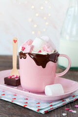 Heisse Schokolade mit Marshmallows