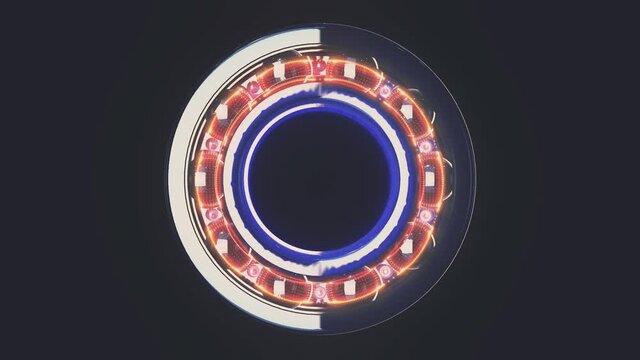 Radial ball bearing. High quality 4k footage