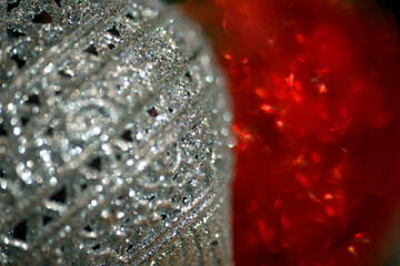 Sparkle colorful glitters with bokeh