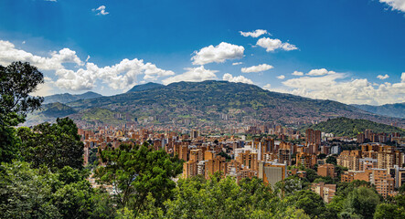 Panoramic of Medellin City