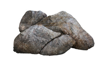 rock isolated on white background