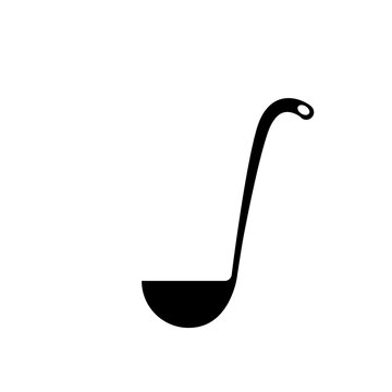 Kitchen ladle icon