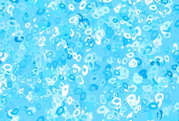 Light BLUE vector backdrop with dots.