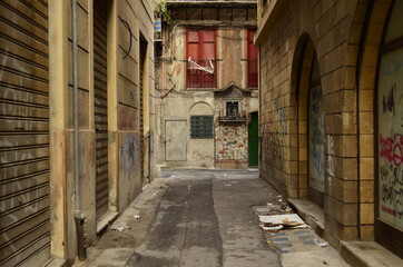 Alleyway in the city of Palermo