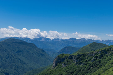landscape in the mountains