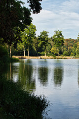 Obraz premium One of the six ponds at Black Pond in Germany.