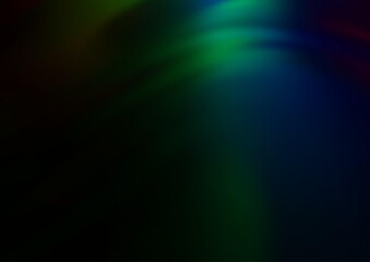 Fototapeta premium Dark Multicolor, Rainbow vector background with lava shapes.
