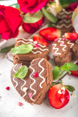 Valentines day chocolate cakes