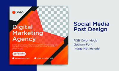 Corporate Social media post design template