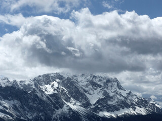 Hoher Ziegspitz mountain tour, Bavaria, Germany