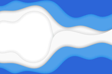 Abstract blue wave background with white space for text and message background design, Modern colorful flow poster. layout for Advertisement, Presentations, flyers, posters and invitations.