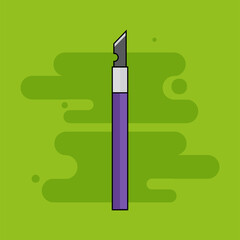 Scalpel back to school tool picture icon - Vector
