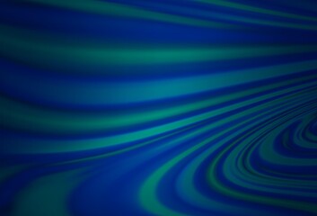 Dark BLUE vector pattern with bent ribbons.