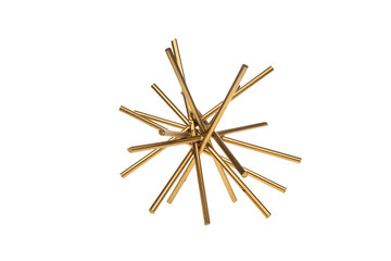 decorative abstract metal object isolated