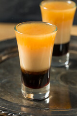 Boozy Layered B52 Shot Cocktail