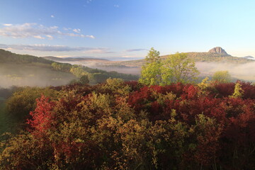 autumn landscape in the mountains
