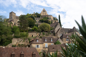 Fototapeta na wymiar Village de Beynac et Cazenac en Dordogne
