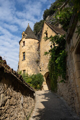 Fototapeta na wymiar Village de La Roque-Gageac en Dordogne, Périgord