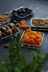 Dried fruits and walnuts