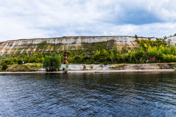 views od The Sviyaga Rivers, near Assumption Cathedral and Monastery of the town-island of Sviyazhsk near Kazan, Russia, UNESCO World Heritage Site