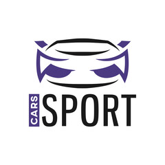 Luxury and fast sports car garage logo design. Vector graphics for a car repair shop or company.