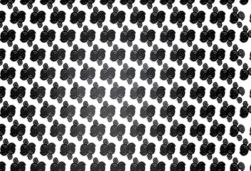 Light Black vector background with liquid shapes.