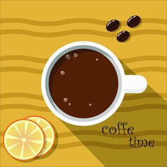 cup of coffee with chocolate