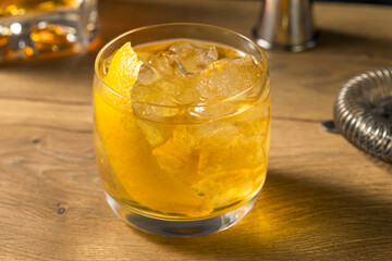 Boozy Refreshing Rusty Nail Cocktail