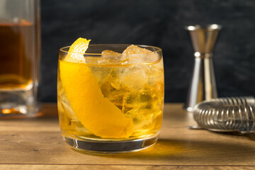 Boozy Refreshing Rusty Nail Cocktail