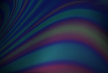 Dark BLUE vector template with bubble shapes.