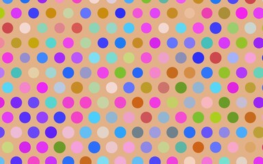 Light Multicolor, Rainbow vector background with bubbles.