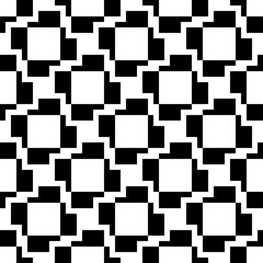 Geometric ornament. Seamless pattern. Folk wallpaper. Blocks ornate. Ethnical background. Tribal motif. Ethnic mosaic. Digital paper, textile print, web design, geometry abstract. Geometrical vector.