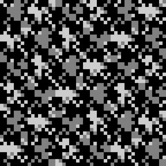 Squares, figures seamless pattern. Checks, shapes ornate. Tribal motif. Ethnic ornament. Modern wallpaper. Geometric background. Textile print, web design, abstract. Geometrical image. Vector.