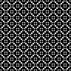 Rhombuses, diamonds, triangles, squares, checks, crosses seamless pattern. Folk wallpaper. Geometric background. Tribal motif. Geometrical ornate. Ethnic ornament. Textile print, abstract vector