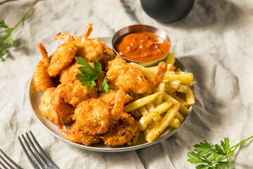 Homemade Deep Fried Coconut Shrimp