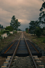 Obraz premium Vías de tren