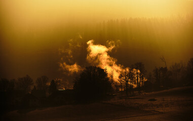 leuchten der Sonne