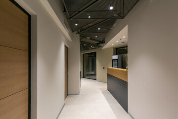 Interior of a hotel wellness fitness center