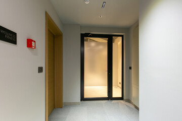 Interior of a hotel wellness fitness center