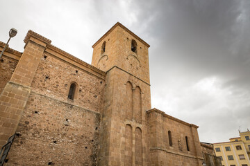 Fototapeta na wymiar Roman Church of Santo Domingo in Soria city, Castile and Leon, Spain