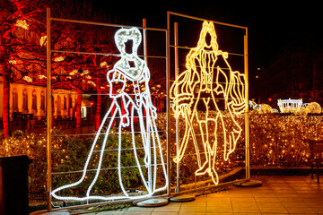 Wiesbaden, Luisenplatz, 17.12.2020.	