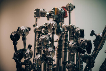 Film set and technology of modern shooting.