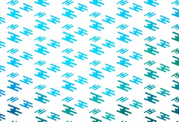 Light Blue, Green vector pattern with narrow lines.