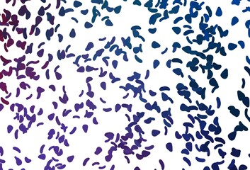 Light Blue, Red vector texture with random forms.