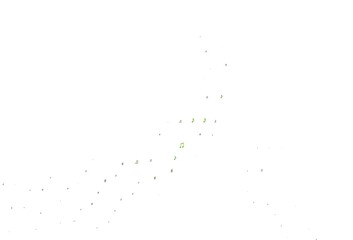 Light Green vector pattern with music elements.